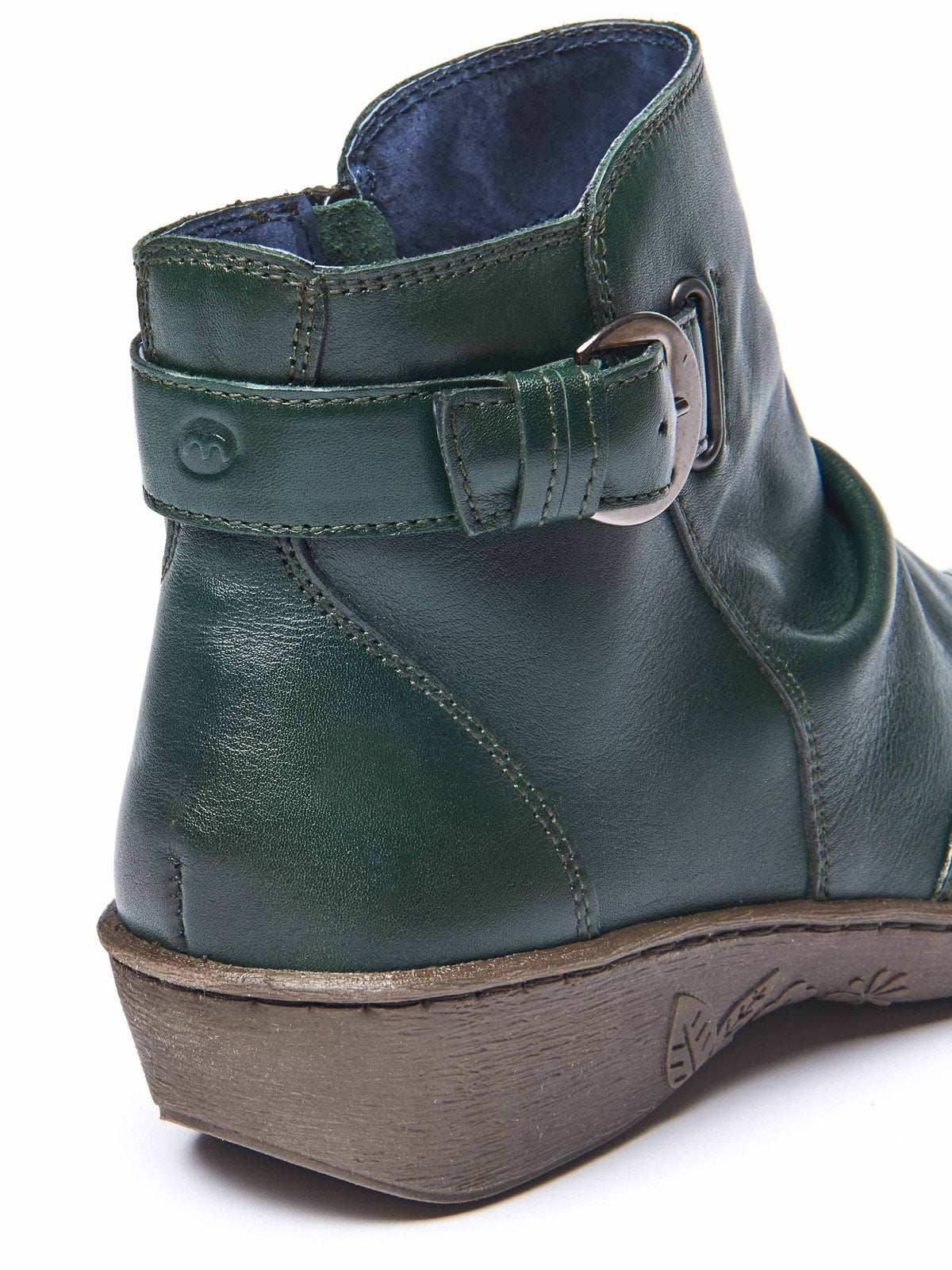 Green slouchy ankle boots - BOURBON 2 PINE GREEN