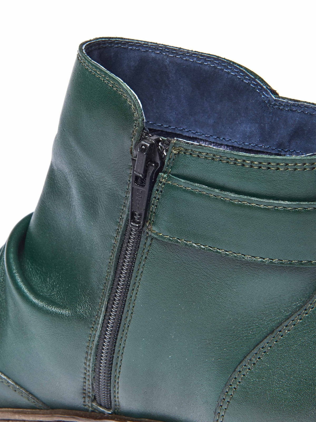 Green slouchy ankle boots - BOURBON 2 PINE GREEN