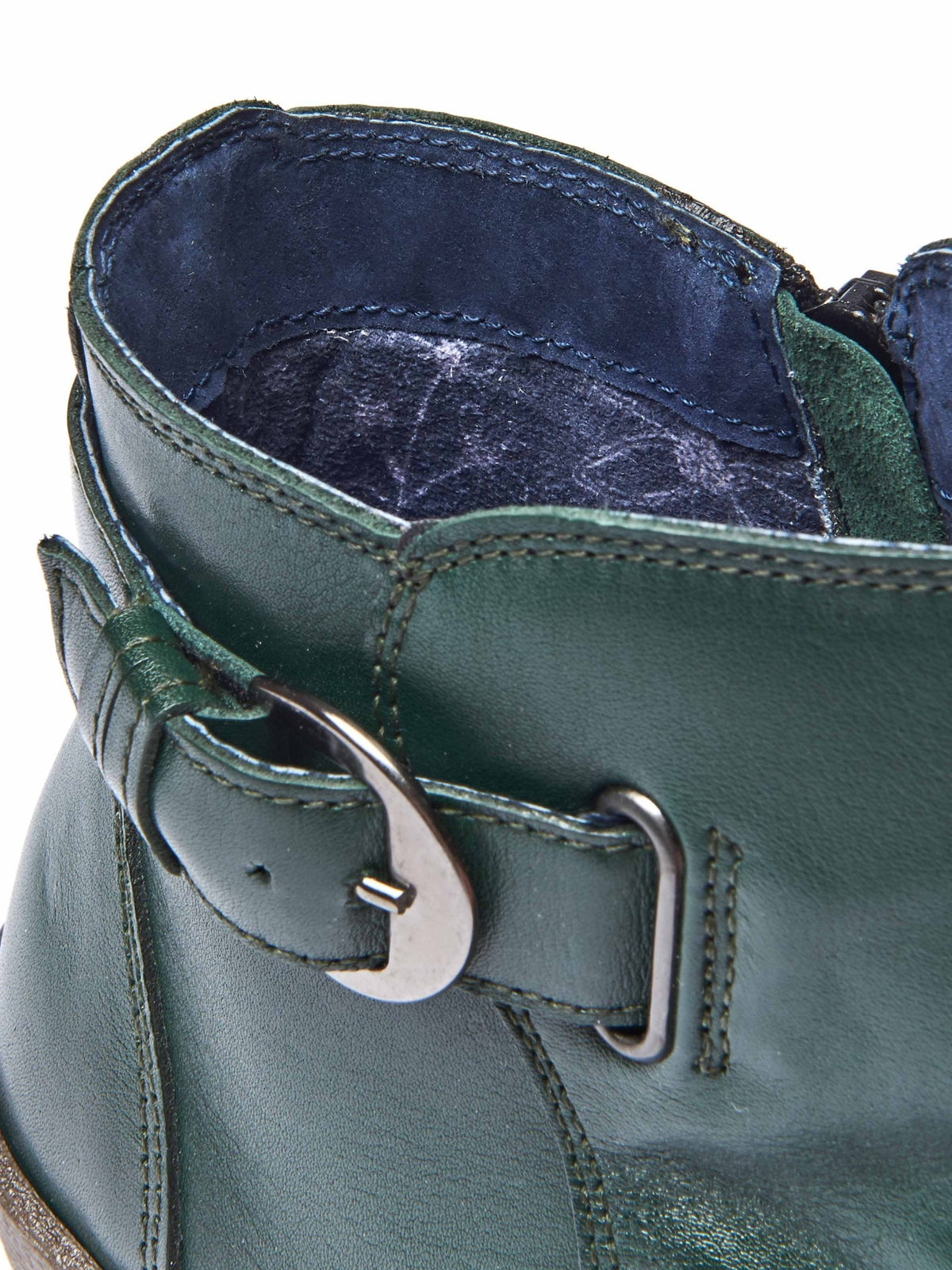 Green slouchy ankle boots - BOURBON 2 PINE GREEN