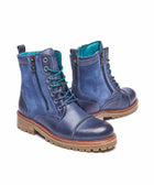 BARDSEY 2 NAUTICAL BLUE LEATHER