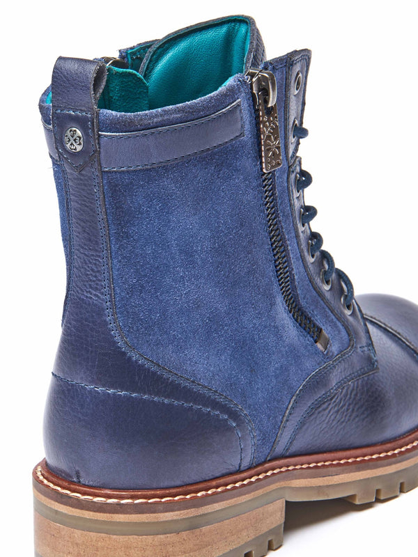 BARDSEY 2 NAUTICAL BLUE LEATHER
