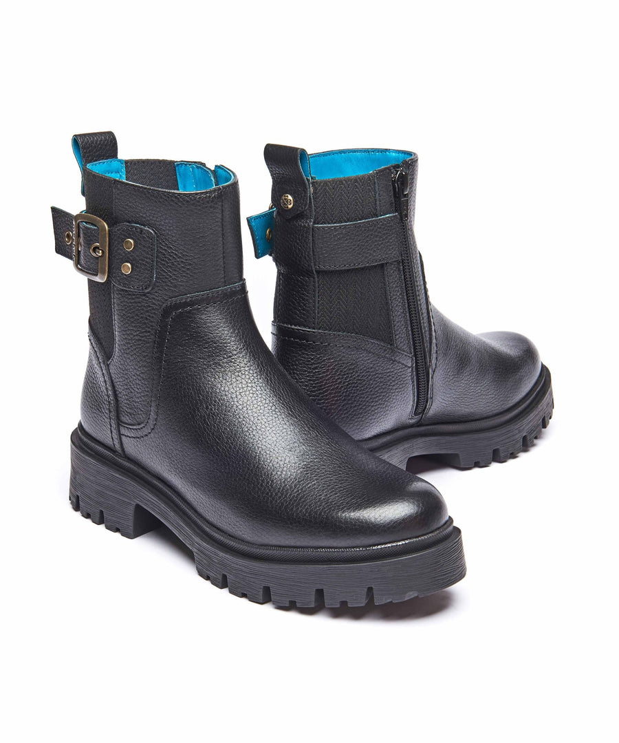 SEAMOUNT BLACK LEATHER