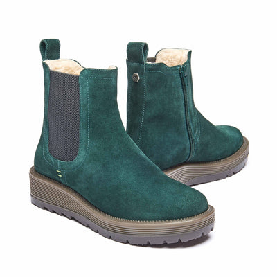 KOS PINE GREEN SUEDE