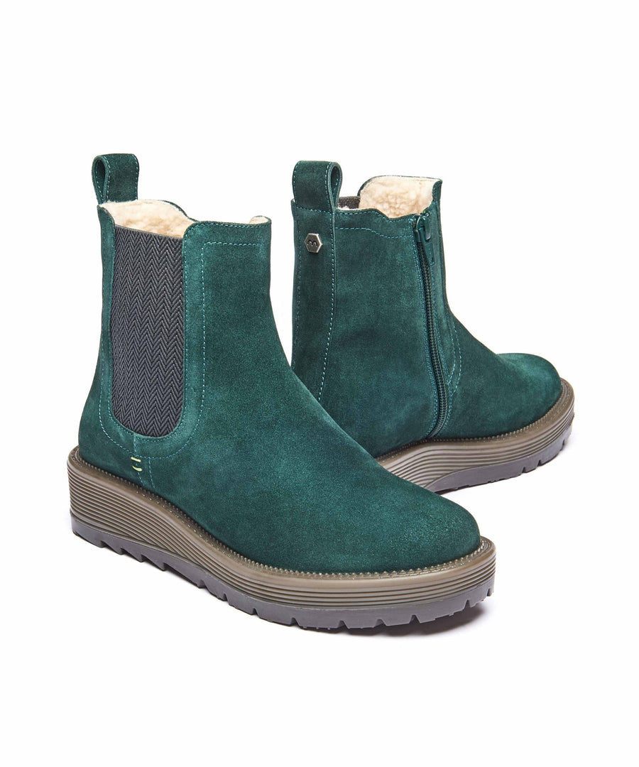 KOS PINE GREEN SUEDE