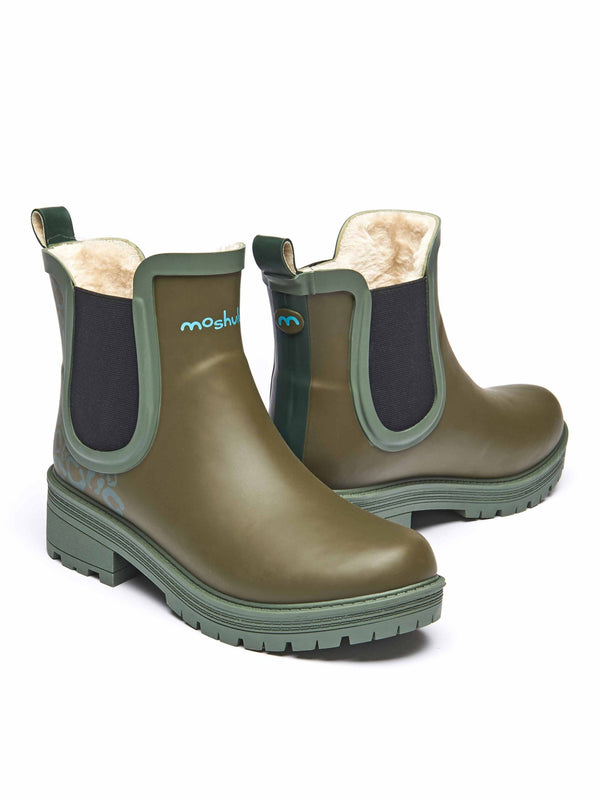 SWALE OLIVE GREEN LEOPARD