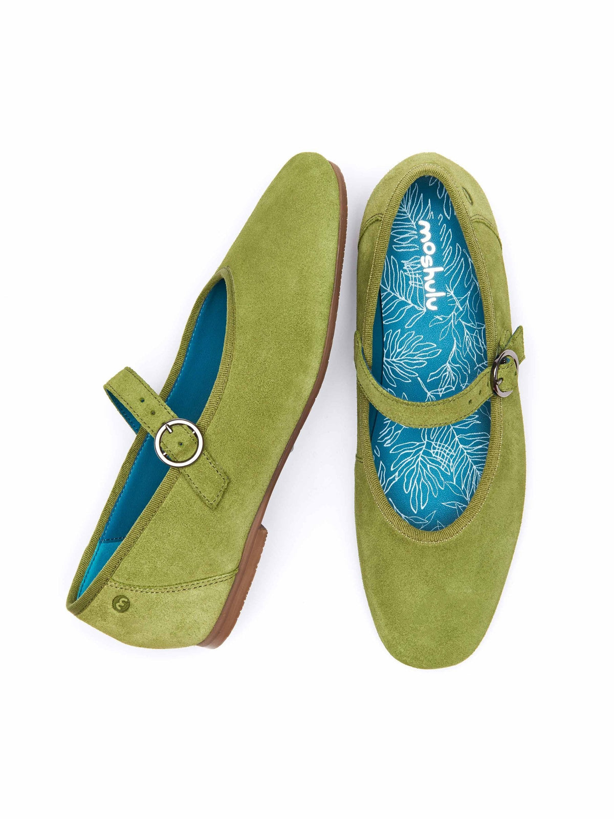 MAWGAN LICHEN GREEN SUEDE