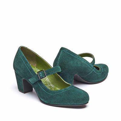 BIAMBI SUEDE PINE GREEN