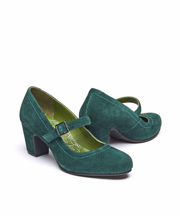 BIAMBI SUEDE PINE GREEN