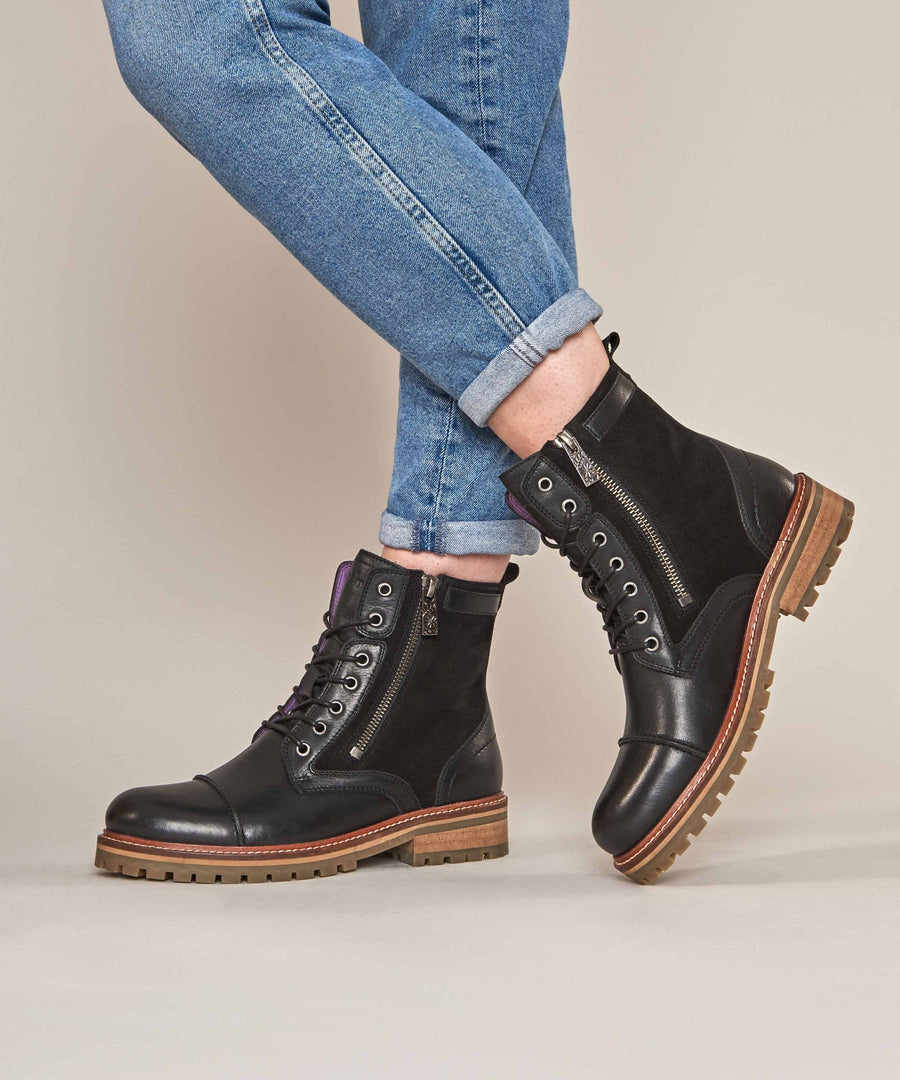 BARDSEY 2 BLACK LEATHER