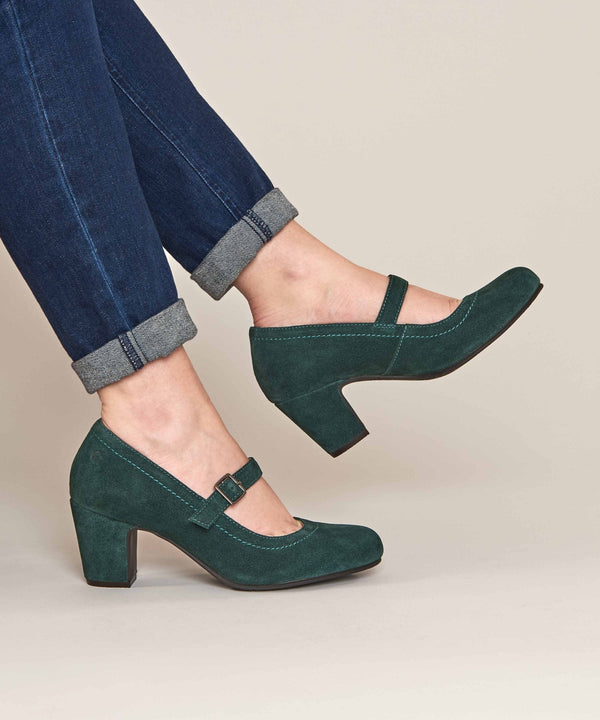 BIAMBI SUEDE PINE GREEN