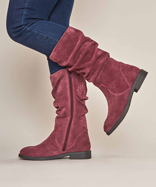 GLACIER SUEDE 2 ZINFANDEL RED