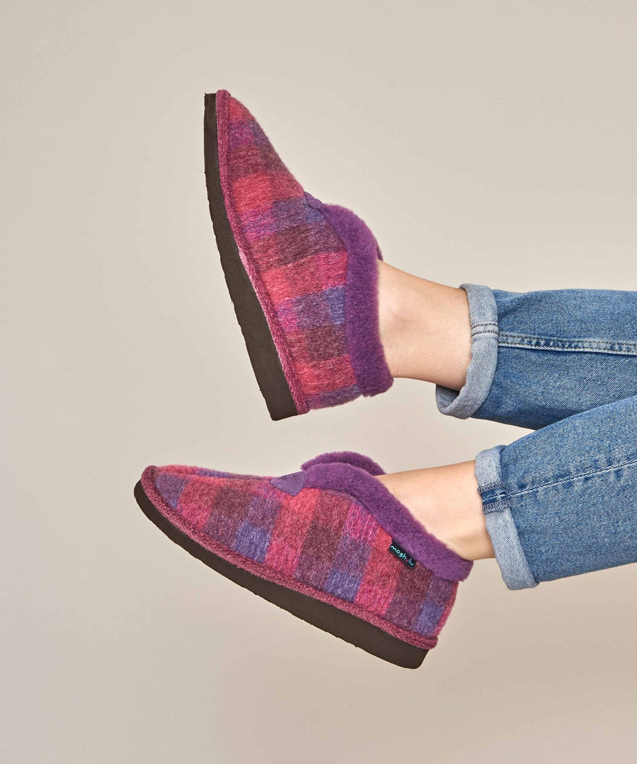 NANIS PLUM PLAID
