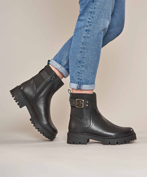 SEAMOUNT BLACK LEATHER