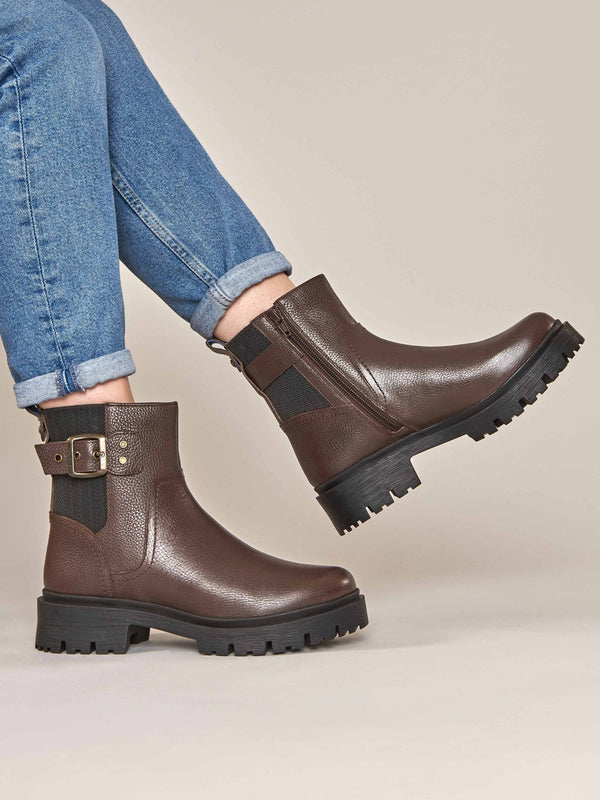 SEAMOUNT CHOCOLATE LEATHER