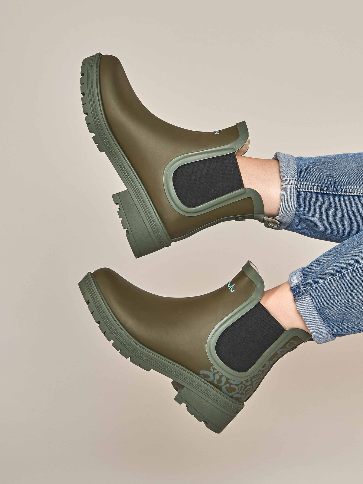 SWALE OLIVE GREEN LEOPARD