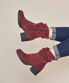 TAYLOR 3 ZINFANDEL RED SUEDE