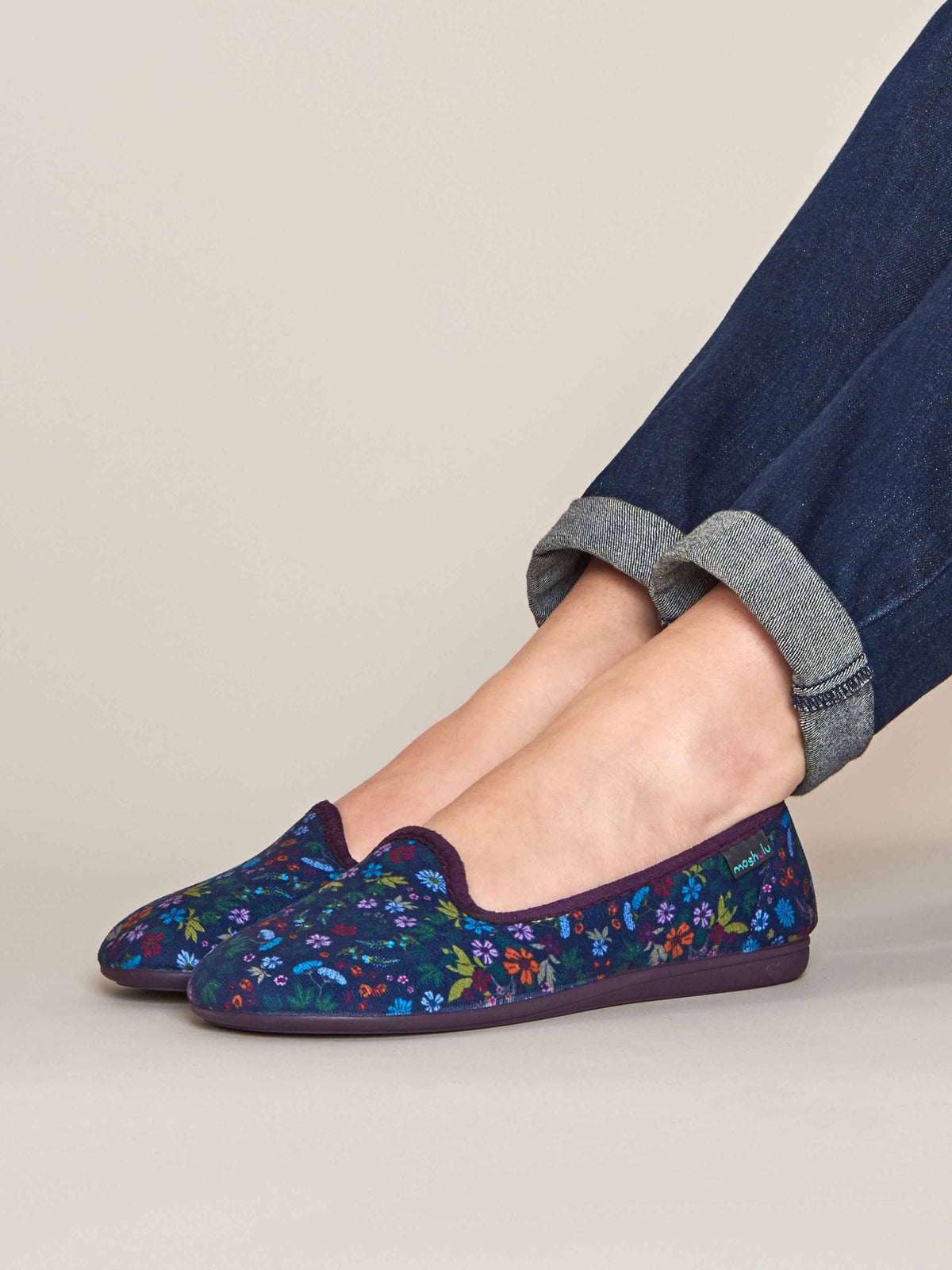 TEE-HEE INDIGO FLORAL