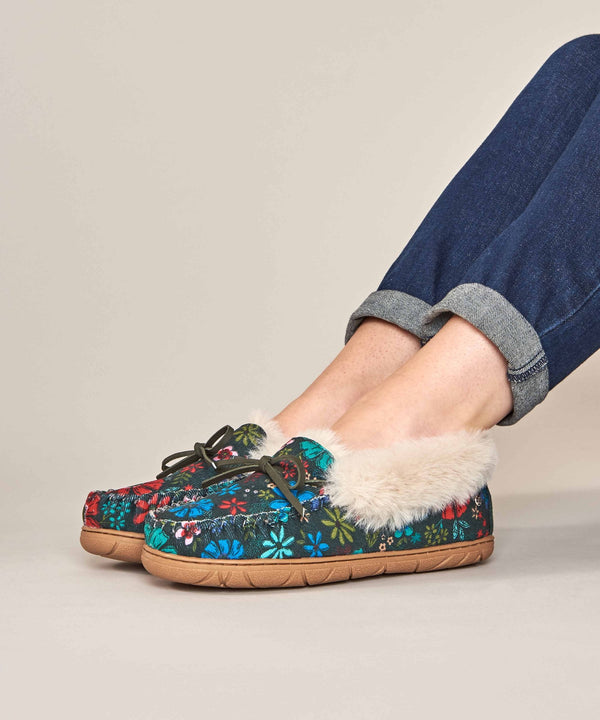 ZELLA PINE GREEN FLORAL