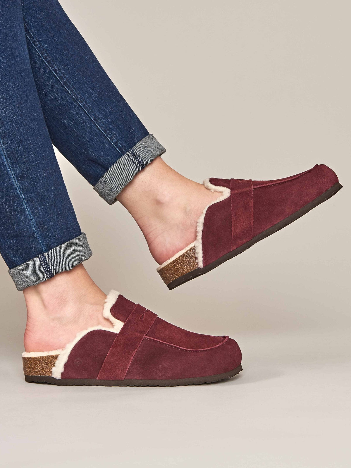 ZINNIA ZINFANDEL RED SUEDE