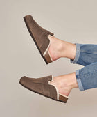 ZINNIA PORTOBELLO GREY SUEDE