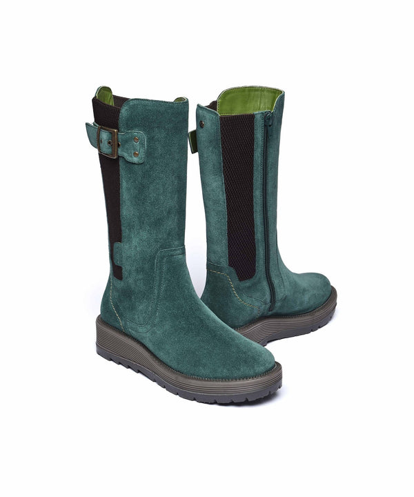 RANNOCH PINE GREEN SUEDE