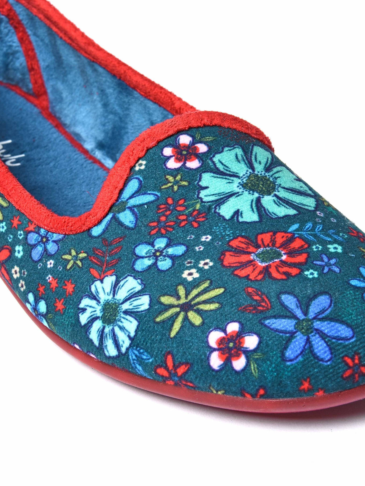 TEE-HEE PINE GREEN FLORAL