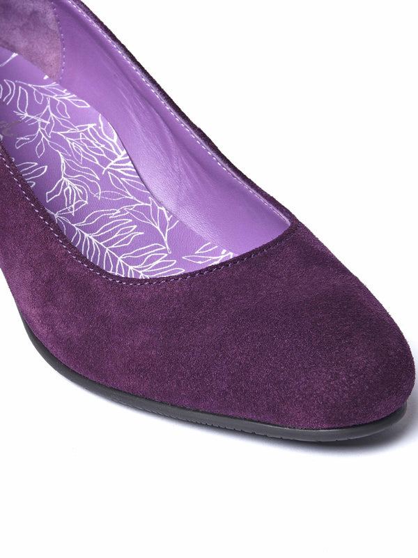KEEL SUEDE PLUM