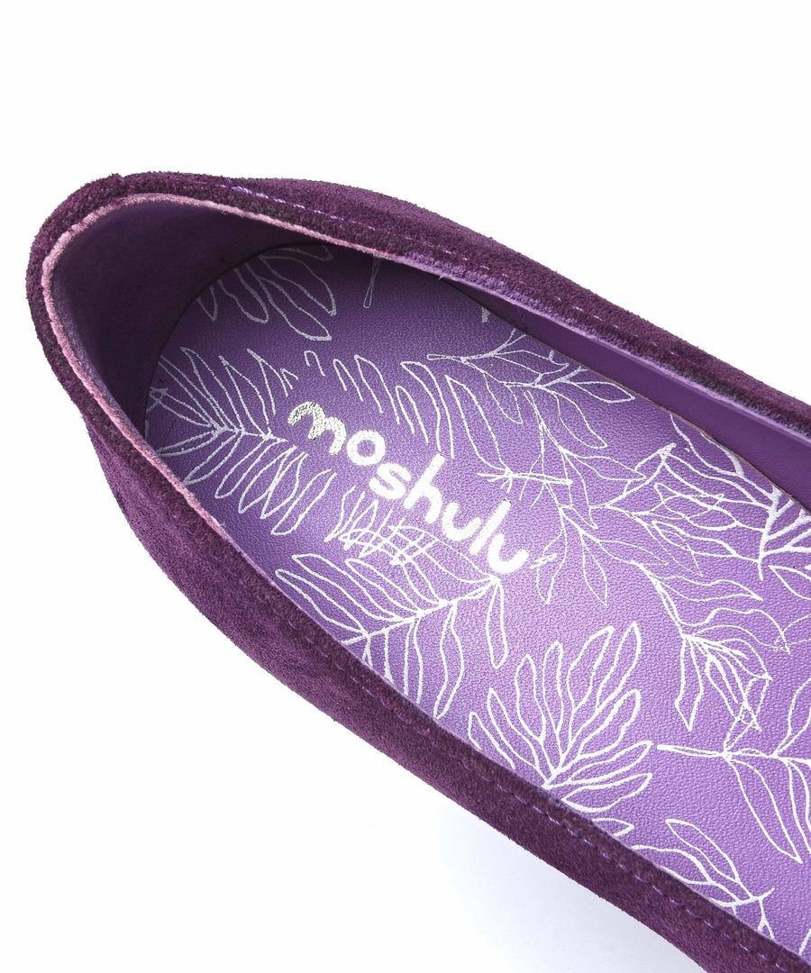 KEEL SUEDE PLUM