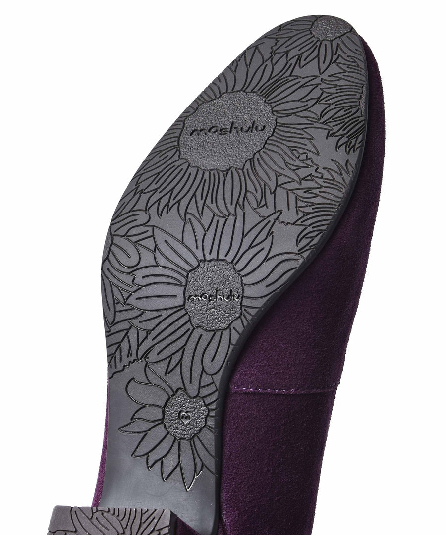 KEEL SUEDE PLUM