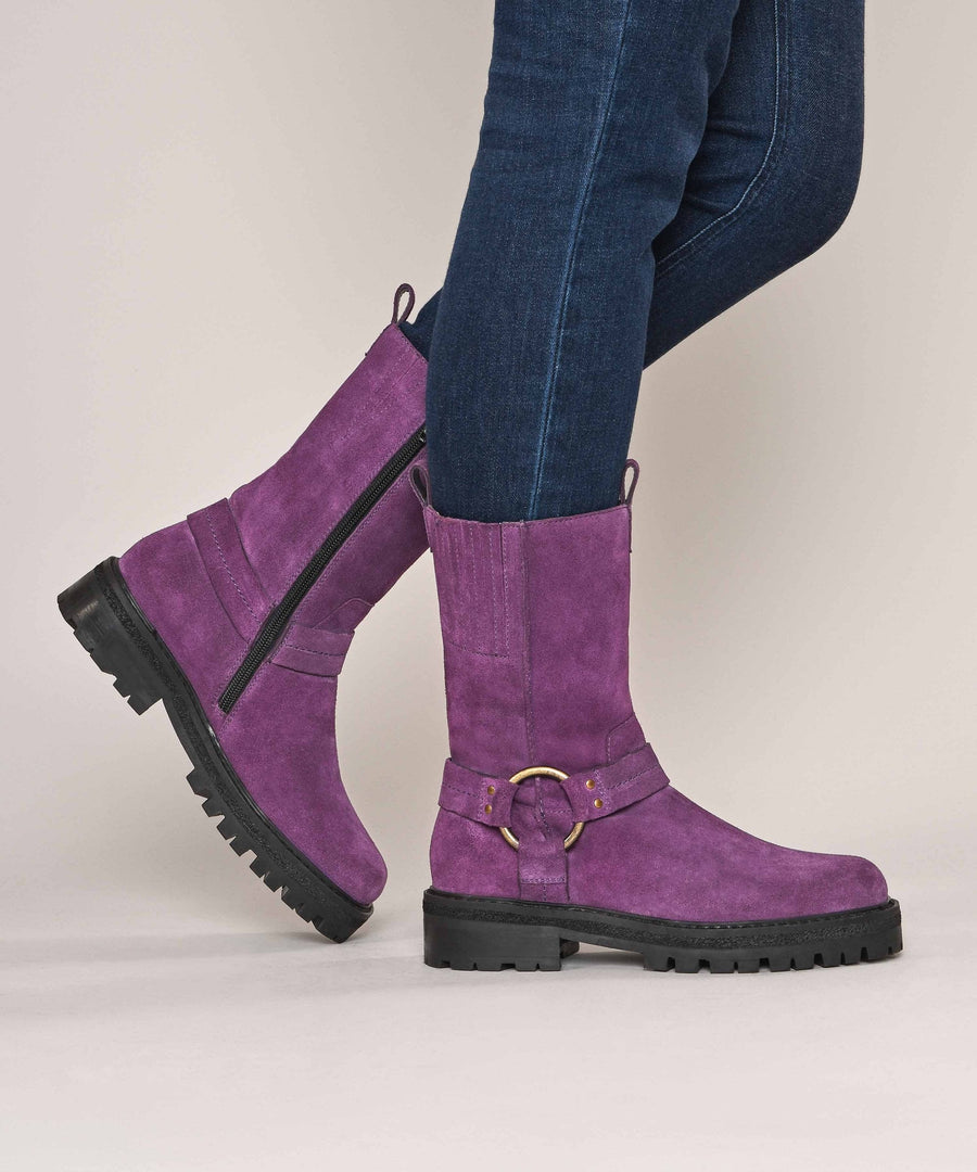 FIRTH PLUM SUEDE