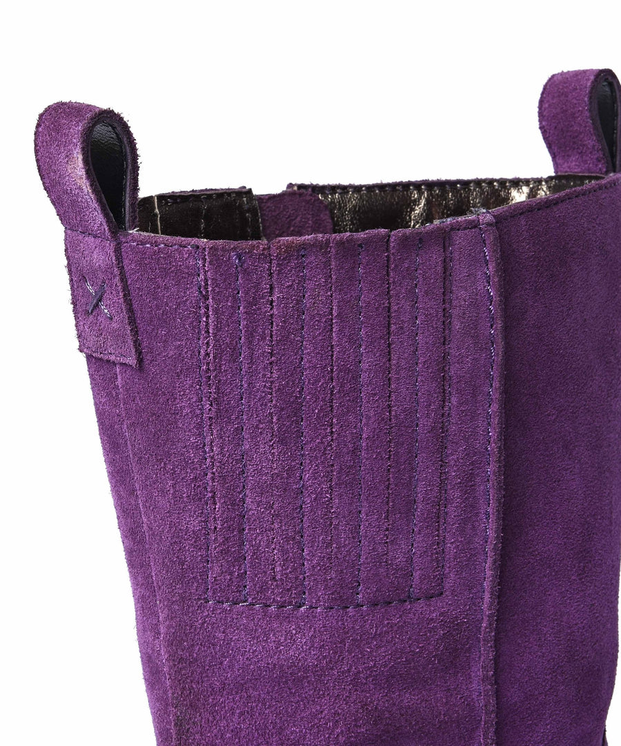 FIRTH PLUM SUEDE