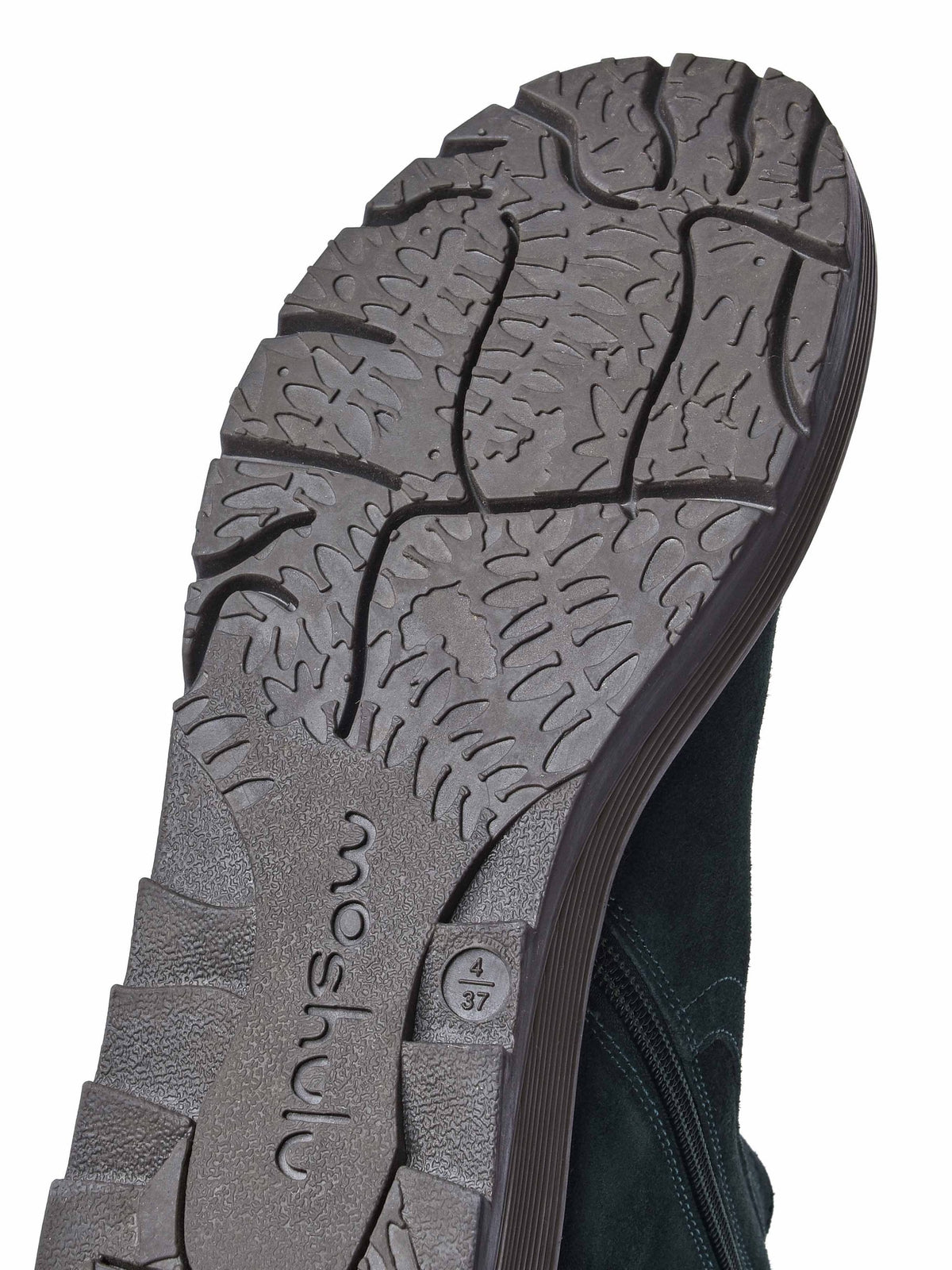 Green leather ankle boots - KOS PINE GREEN SUEDE