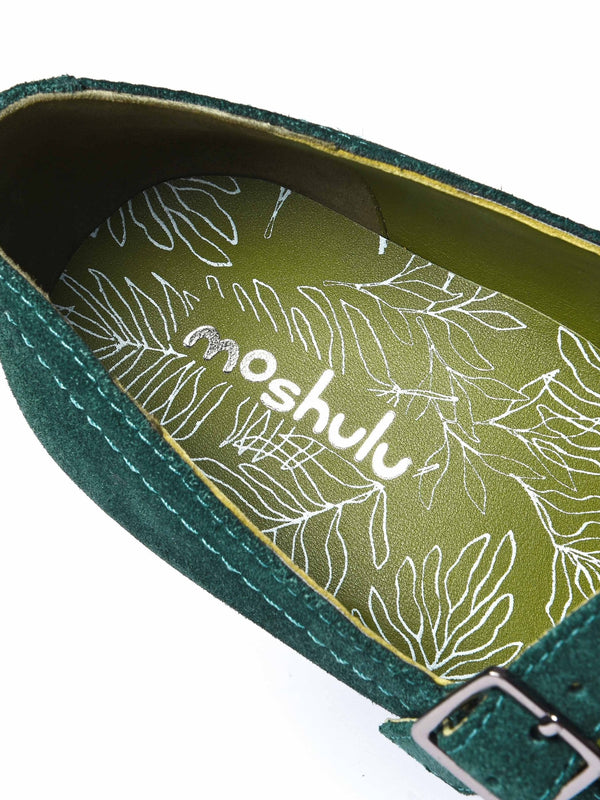 BIAMBI SUEDE PINE GREEN