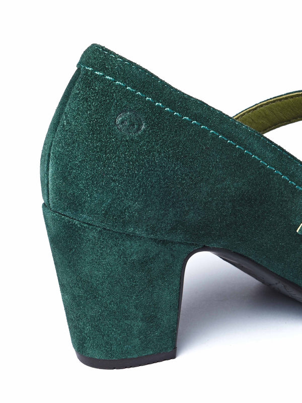 BIAMBI SUEDE PINE GREEN