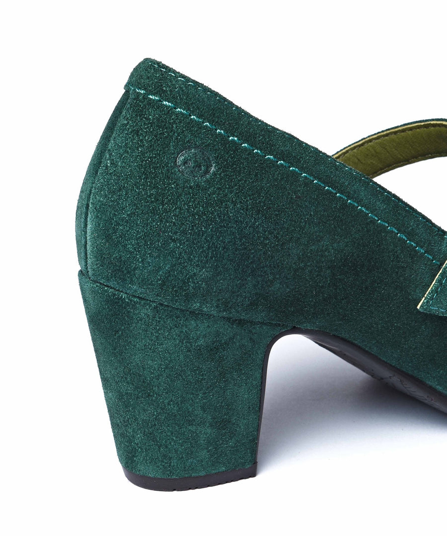 BIAMBI SUEDE PINE GREEN