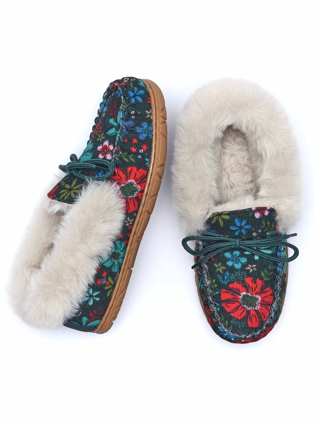 ZELLA PINE GREEN FLORAL