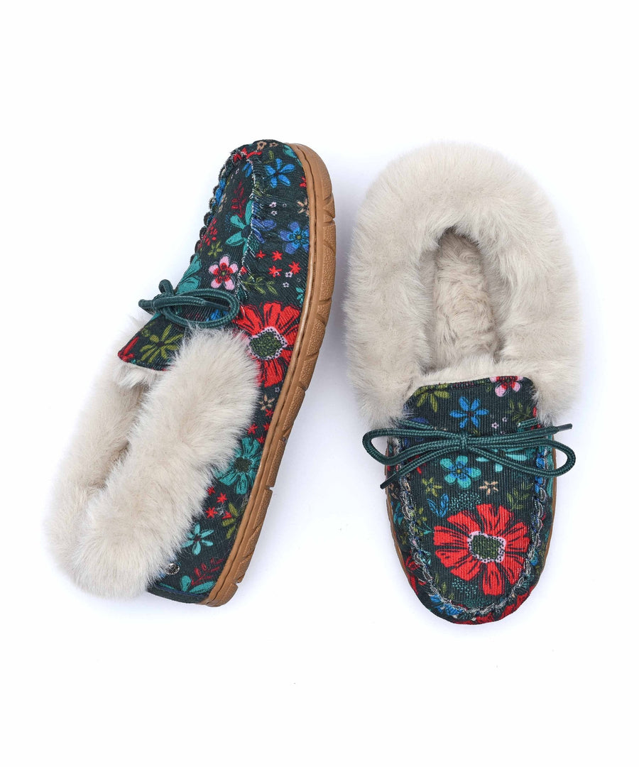 ZELLA PINE GREEN FLORAL