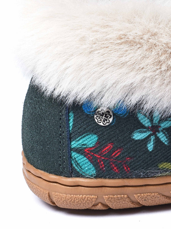 ZELLA PINE GREEN FLORAL