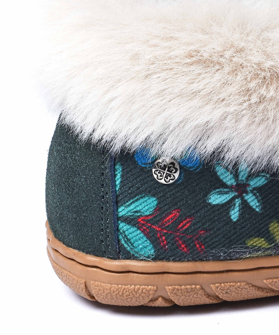 ZELLA PINE GREEN FLORAL