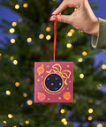 CHRISTMAS SOCK BOX FOR HER BAUBLE INDIGO MULTI SPOT