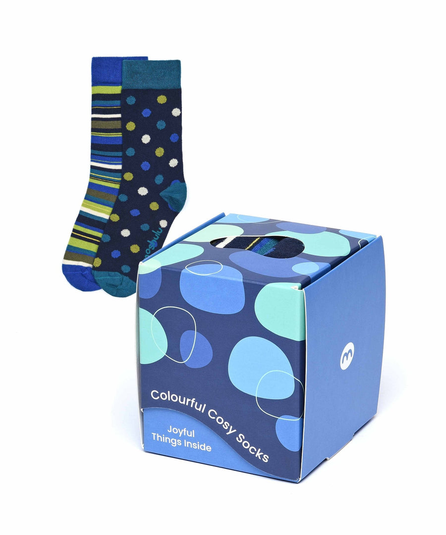 MINKIE SOCK BOX INDIGO