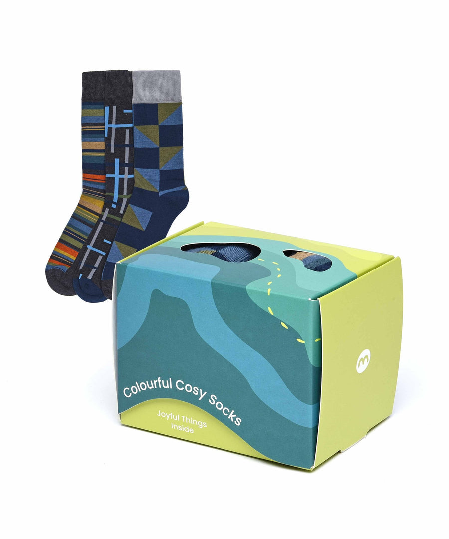 CHECKPOINT SOCK BOX GREY