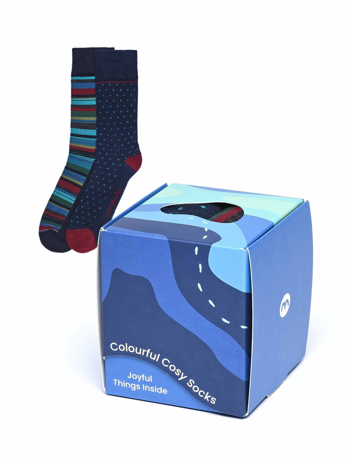 CLAMBER SOCK BOX NAVY