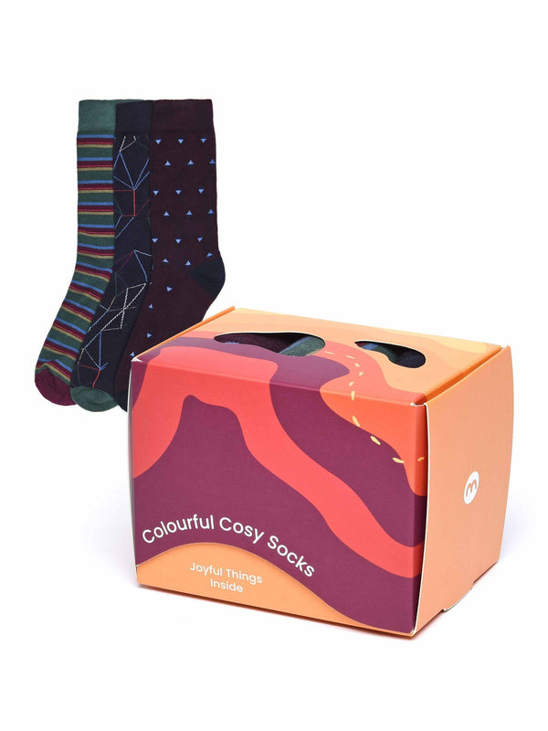 FOOTPATH SOCK BOX PINE GREEN