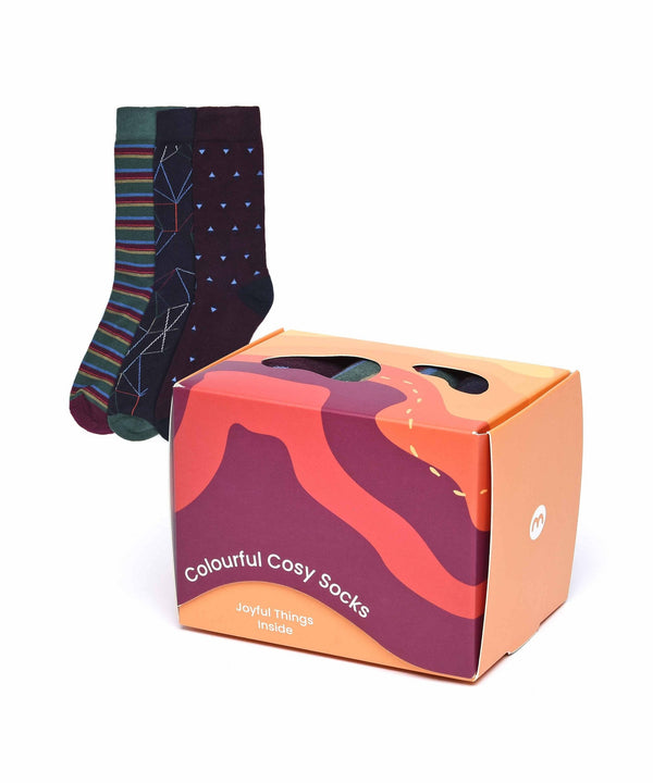 FOOTPATH SOCK BOX PINE GREEN