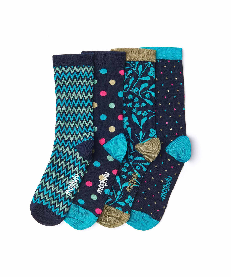JOYFUL JAPES BAMBOO SOCK BOX MULTI