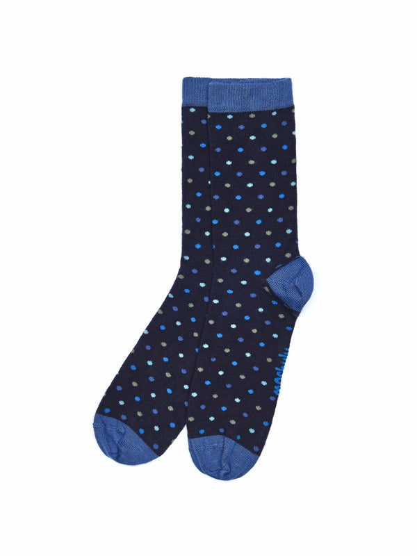 Multi CHRISTMAS SOCK BOX FOR HER - CHRISTMAS SOCK BOX FOR HER BAUBLE INDIGO MULTI SPOT