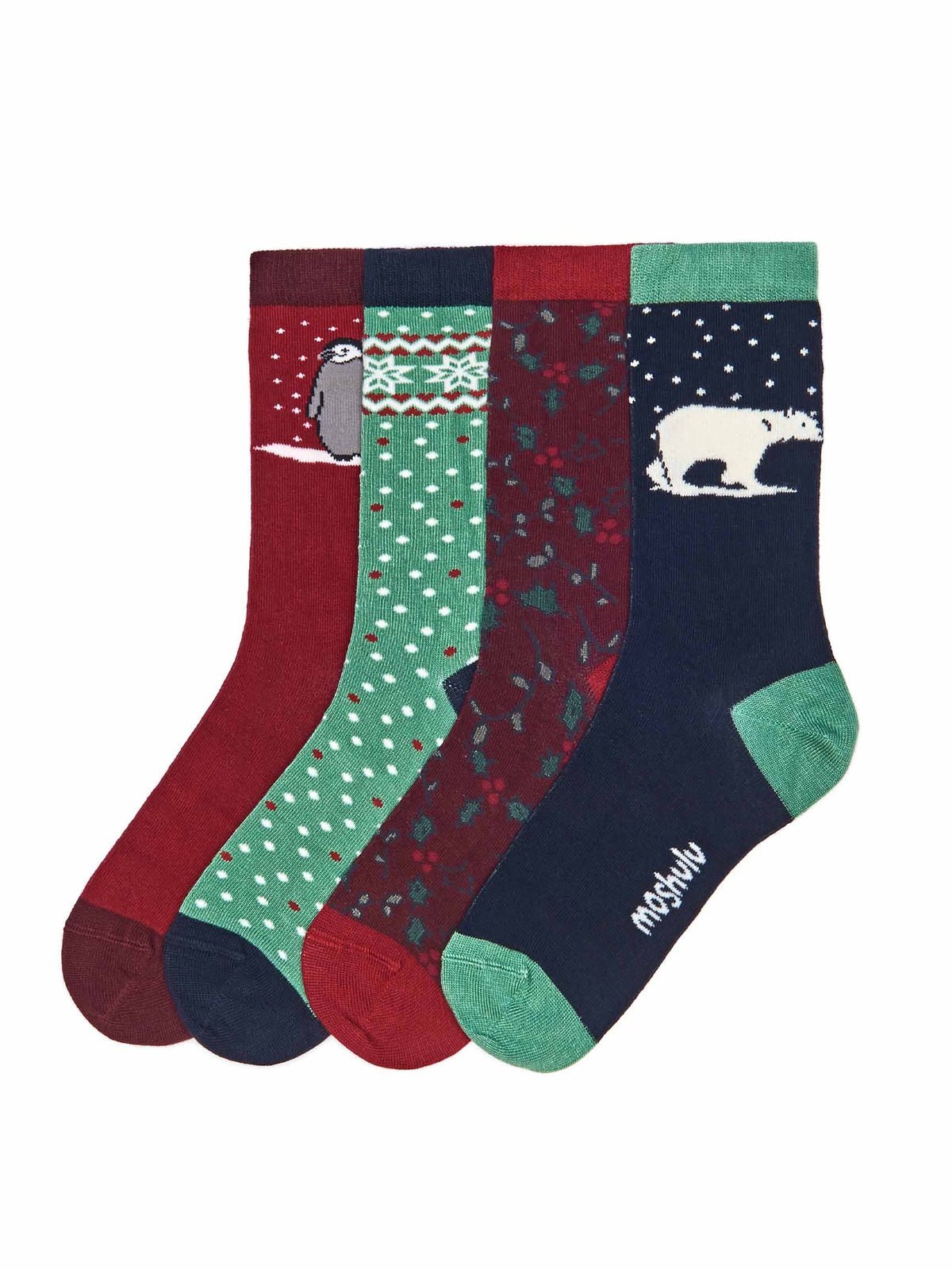 FESTIVE FLURRY 2 SOCK BOX MULTI