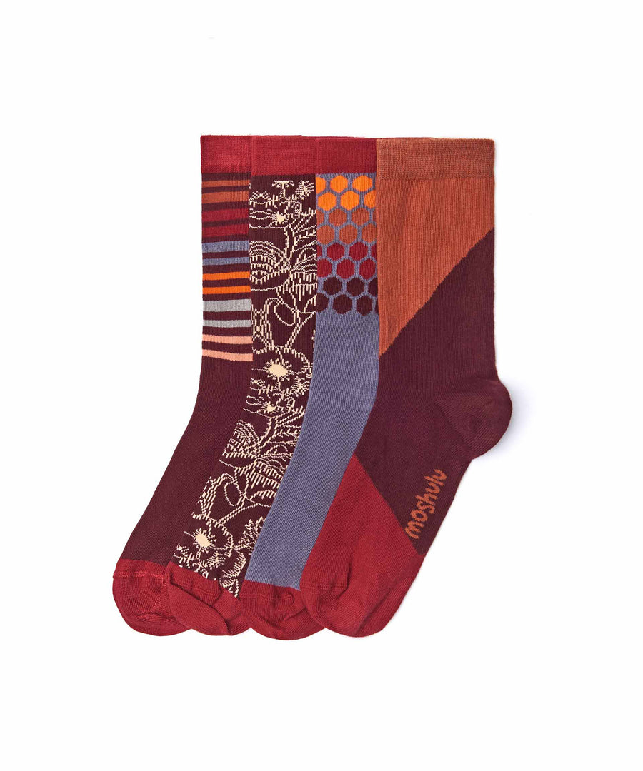 TAMARA SOCK BOX CABERNET