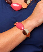 BALOCHI BRACELET RED EARTH TONES
